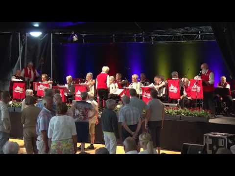 Festival på Feddet 2017 i Kerteminde med: Nymarkens Harmonikaklub.
