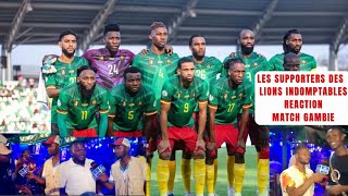 Gambia vs Cameroon | Cameroun v Gambie les Lions Indomptables Reaction Fans Prediction Match AFCON