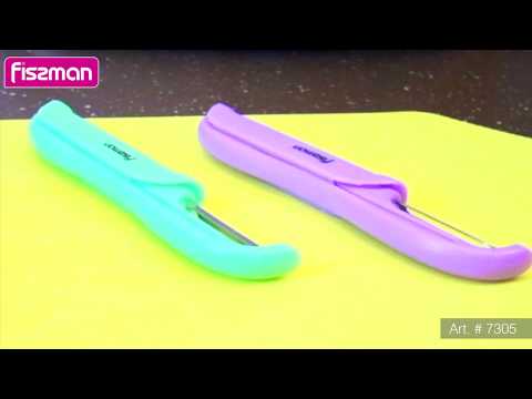 Нож для чистки овощей P-форма с двумя лезвиями