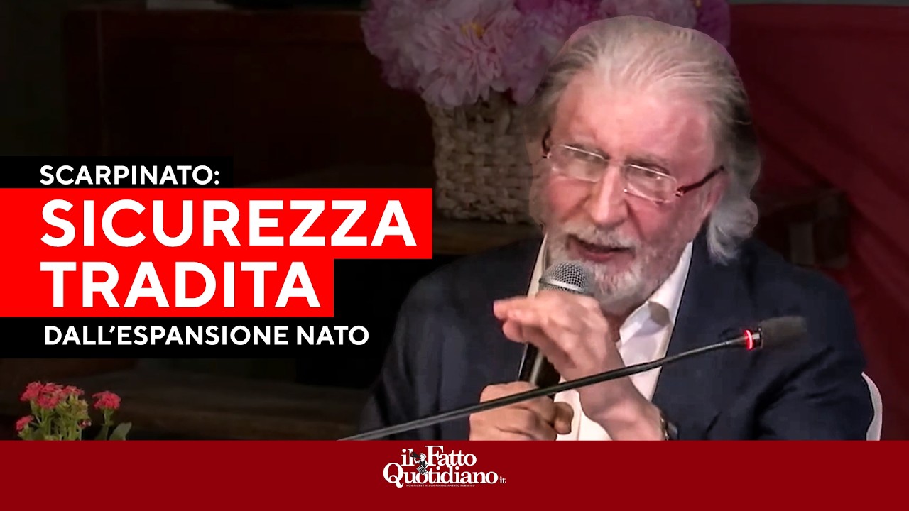 “Ogni missile finanziato è una scuola pubblica che cade a pezzi”. Scarpinato sull’economia di guerra
