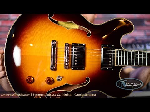 Eastman T185MX-CS Thinline - Classic Sunburst