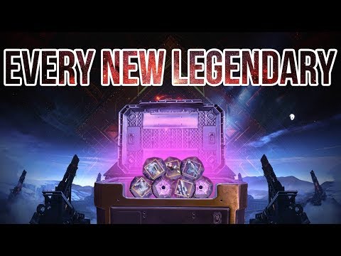 Destiny 2: ALL New (Known) Legendary Weapons in Warmind DLC
