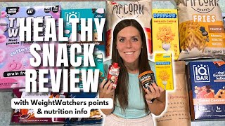 Healthy Snack Review | Trying New Healthy Low Point Foods | WeightWatchers Points, Calories & Macros