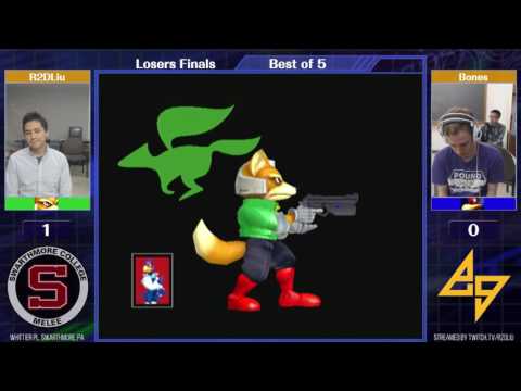 Event Match 16: R2DLiu (Fox) vs Bones (Falco) - Losers Finals