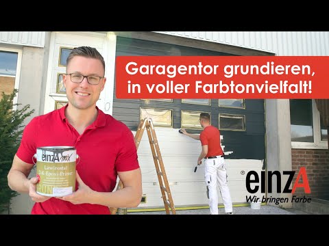 Garagentore lackieren! Die richtige Grundierung ist der Schlüssel (für eine langlebige Lackierung)!