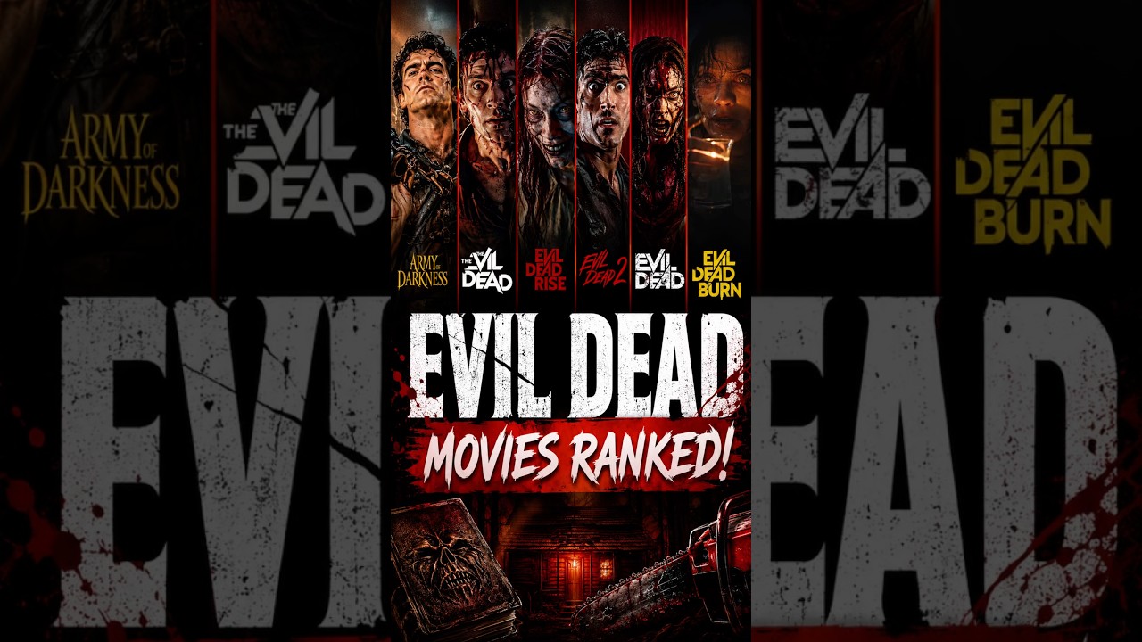 Every Evil Dead Movie Ranked After Evil Dead Burn (Worst to Best) #shorts #movies