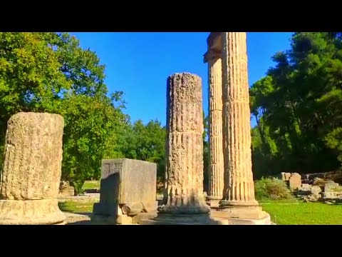 Walking in Olympia Greece ➡️Vlog Van Life Travel Vlog Walk Experience🎥👀😊