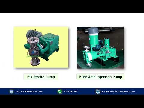 Electric ptfe acid injection pump