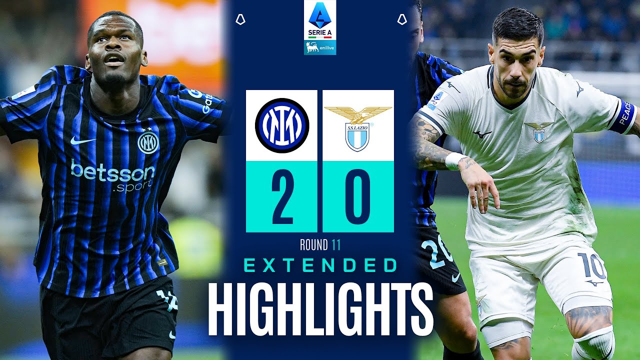 MAXI SINTESI INTER-LAZIO 2-0 | EXTENDED HIGHLIGHTS | SERIE A ENILIVE 2025/26