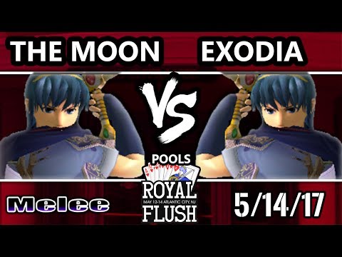 Royal Flush SSBM - MSF | The Moon (Marth) Vs. Exodia (Marth) Smash Melee Tournament