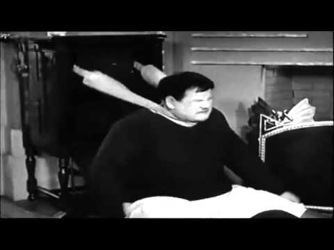 Funny scene cut from the original release of Be Big. Laurel & Hardy