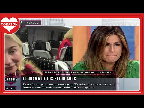 Nuria Roca rompe a llorar en directo al hablar con una amiga ucraniana