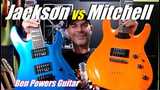 Video thumbnail for Jackson JS22 vs Mitchell MD200 - $200 Guitar Comparison by Ben Powers Guitar