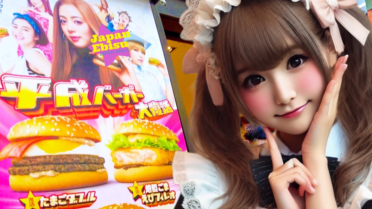 Tokyo Ebisu 🐶 How about a hamburger? 💖 4K Nonstop 1 Hour