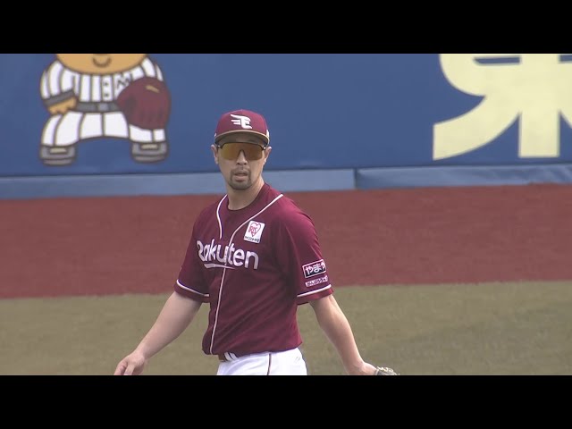 【3回裏】投手を助ける好プレー!! イーグルス・阿部寿樹 抜ければ長打になる打球をジャンピングキャッチ!! 2025年5月5日 千葉ロッテマリーンズ 対 東北楽天ゴールデンイーグルス