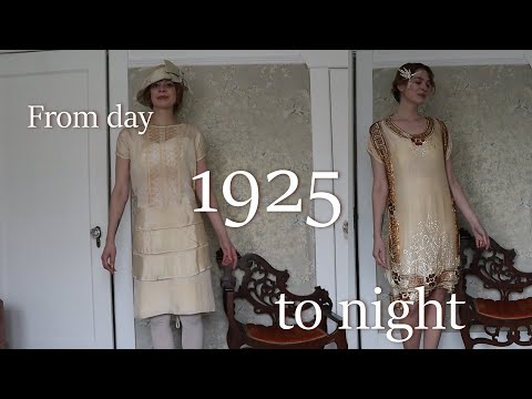 Get ready with me: Flapper Edition | authentic 1920’s evening dress