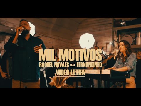 Rachel Novaes e Fernandinho | Mil Motivos | #lyricvideo  #GraçaLyricsBrasil