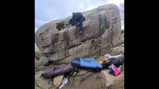 Video thumbnail of Problem 47 (Taz), 6a. Targasonne