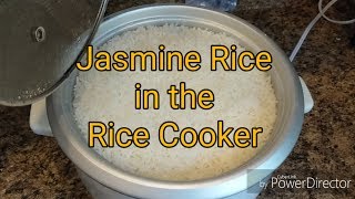 HOW TO COOK JASMINE RICE IN THE RICE COOKER