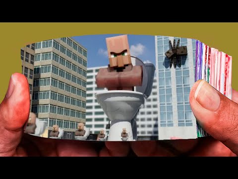 Insane Minecraft Villager Flipbook - Mind-Blowing Evolution!