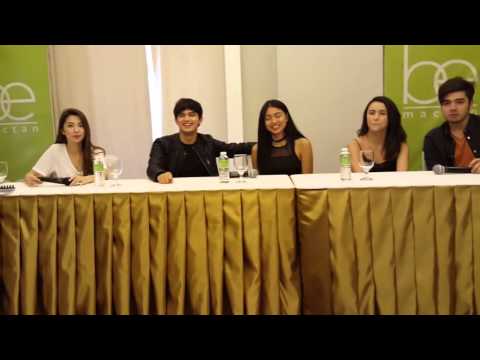 JaDine Presscon with Yassi Pressman, Andre Paras and Donalyn Bartolome
