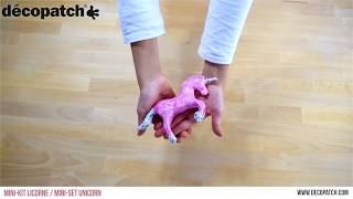 Sada decopatch Jednorožec