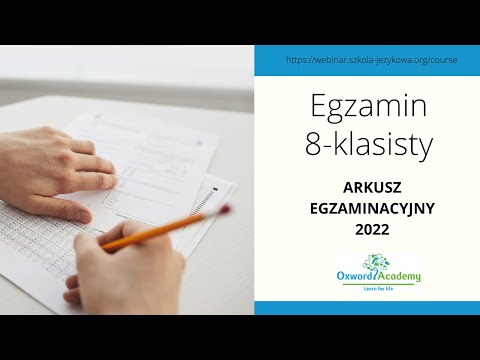 Rozwiąż z nami Arkusz Egzaminacyjny język angielski z 2022 roku.