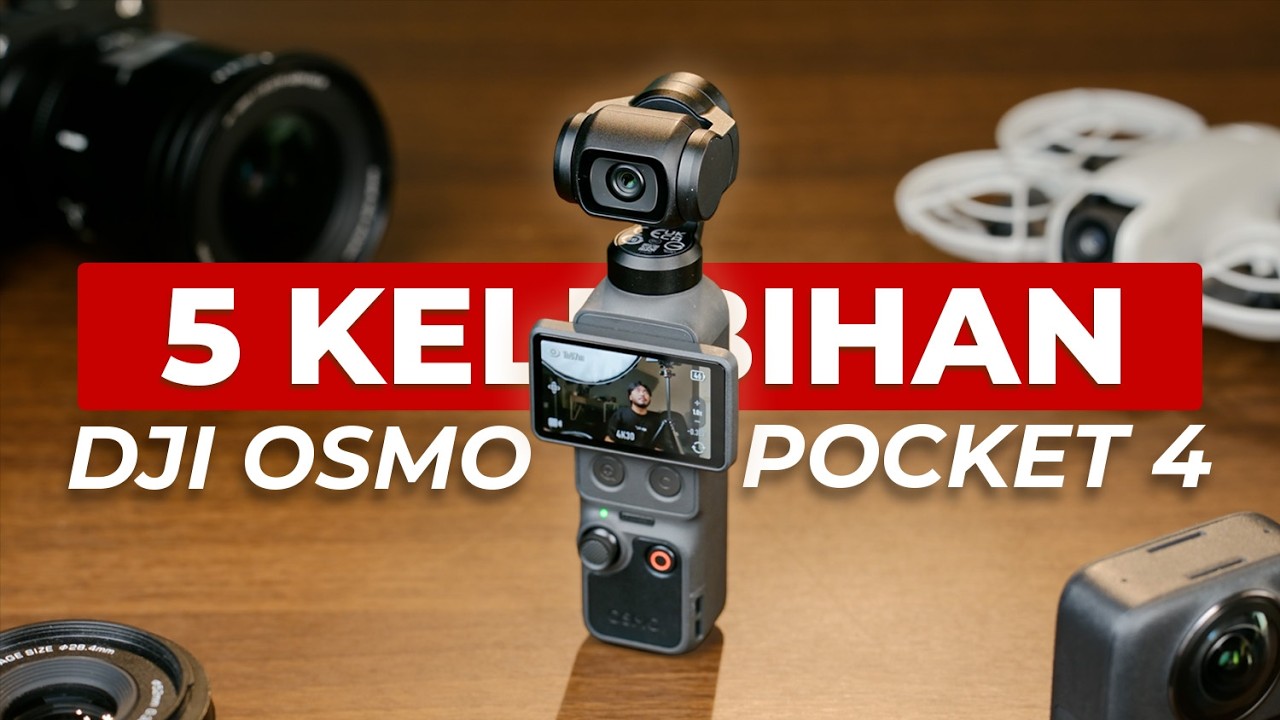 Alasan Buat Beli DJI PCOKET 4 SEKARANG!!