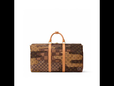 Louis Vuitton Keepall Bandoulière 50 M26119 Multicolor Travel Bag