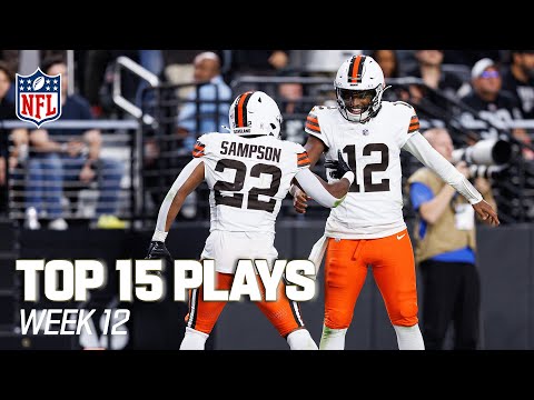 Top 15 plays of Week 12 | 2025 NFL Season