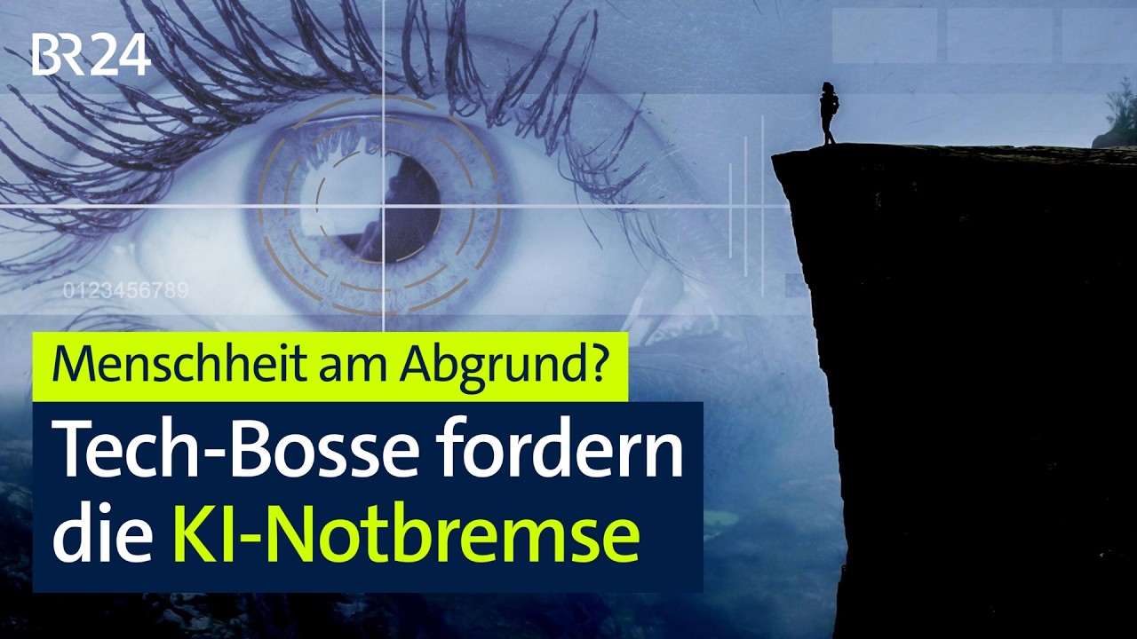 Menschheit am Abgrund? Tech-Bosse fordern die KI-Notbremse | BR24