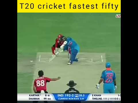 t20 fastest fifty  #fifty  #cricket record #records @factkefactory  #cricket #yuvraj singh