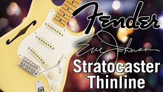 Video thumbnail for Fender Eric Johnson Stratocaster Thinline Full Demo by Alamo Music Center