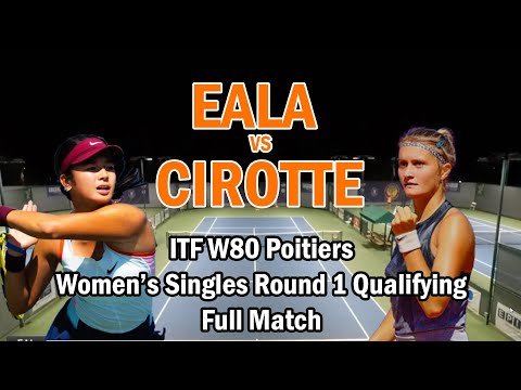 Alex Eala vs Astrid Cirotte | ITF W80 Poitiers 2022 Women's Singles Qualifying Round 1 | Full Match