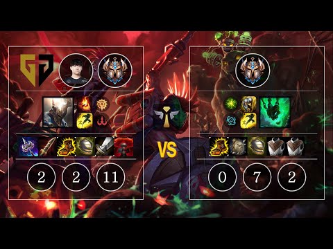 GEN Life Pantheon vs Thresh Sup - KR Patch 10.12