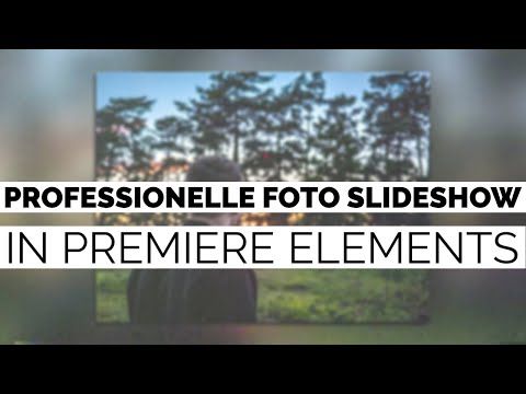 Eine professionelle Foto Slideshow in Adobe Premiere Elements erstellen