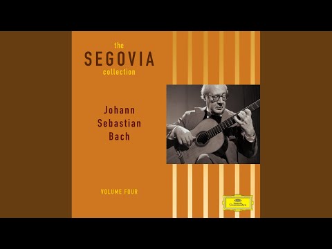 J.S. Bach: Prelude in C Minor "pour la lute", BWV 999 (Transcr. Segovia for Guitar in D Minor)