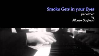 Video thumbnail of "Smoke gets in Your Eyes - jazz piano improvisation"