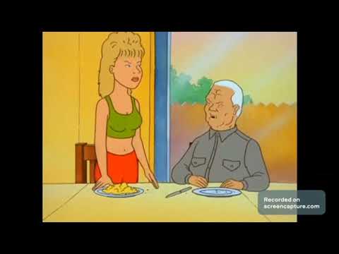 King of the Hill: Luanne Throws Corn Pone At Cotton.