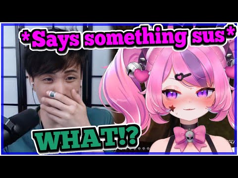 RexxDroid [Vtuber Clips] - Ironmouse and Sykkuno Minecraft trolling turns Sus