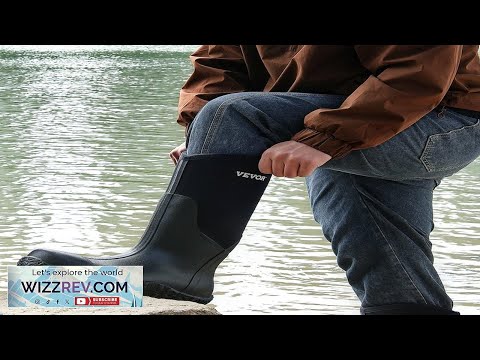 Rubber Boots for Men Protective Footwear Steel Toe Work Rain Boots Size Review