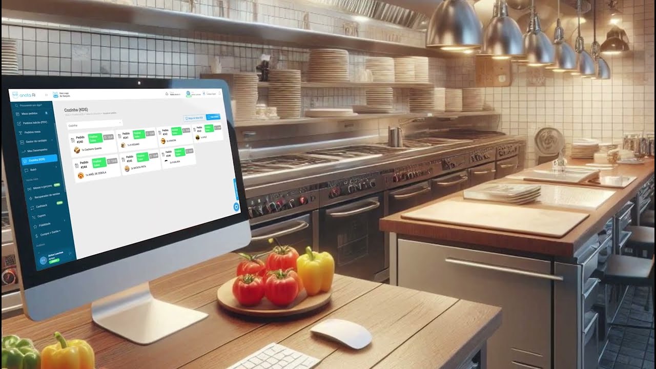 Display para Cozinha (KDS) | Anota AI