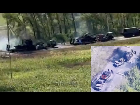 Russian Helicopter Mistakenly Destroys Own Tanks in Kursk.