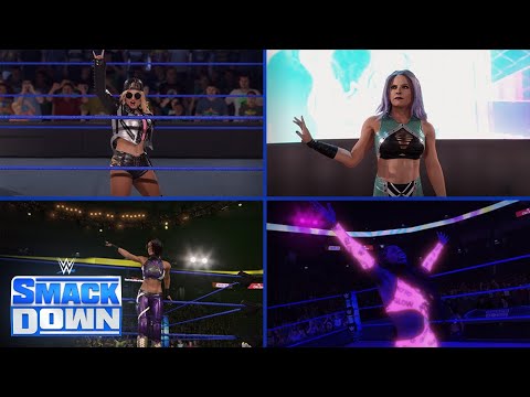 WWE 2K22 - SmackDown : Candice vs. Bayley vs. Toni Storm vs. Naomi - SmackDown Women's Championship