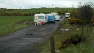 preview picture of video 'Travellers set up two new camps'