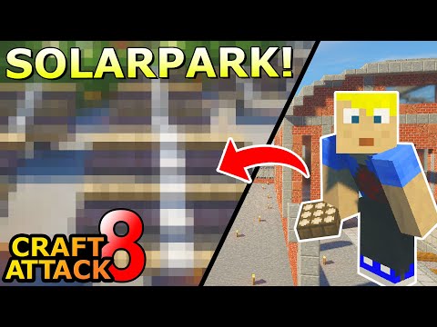 Industrial Station & Solar Power Plant! Mega Base Progress! - Minecraft Craft Attack 8 #259