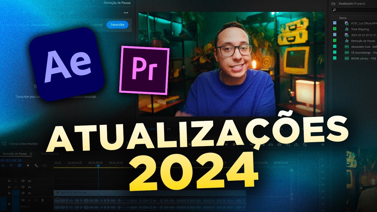 A MELHOR ATUALIZAÇÃO da HISTÓRIA do PREMIERE? Novidades Adobe Premiere e After Effects 2024