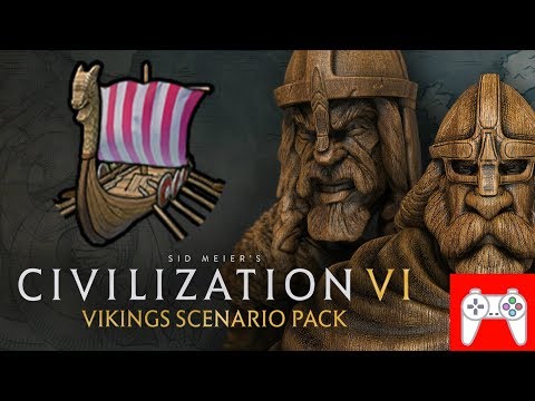 Civilization VI Switch: Viking's, Traders and Raiders Scenario Episode 7 (Raiding Europe!)
