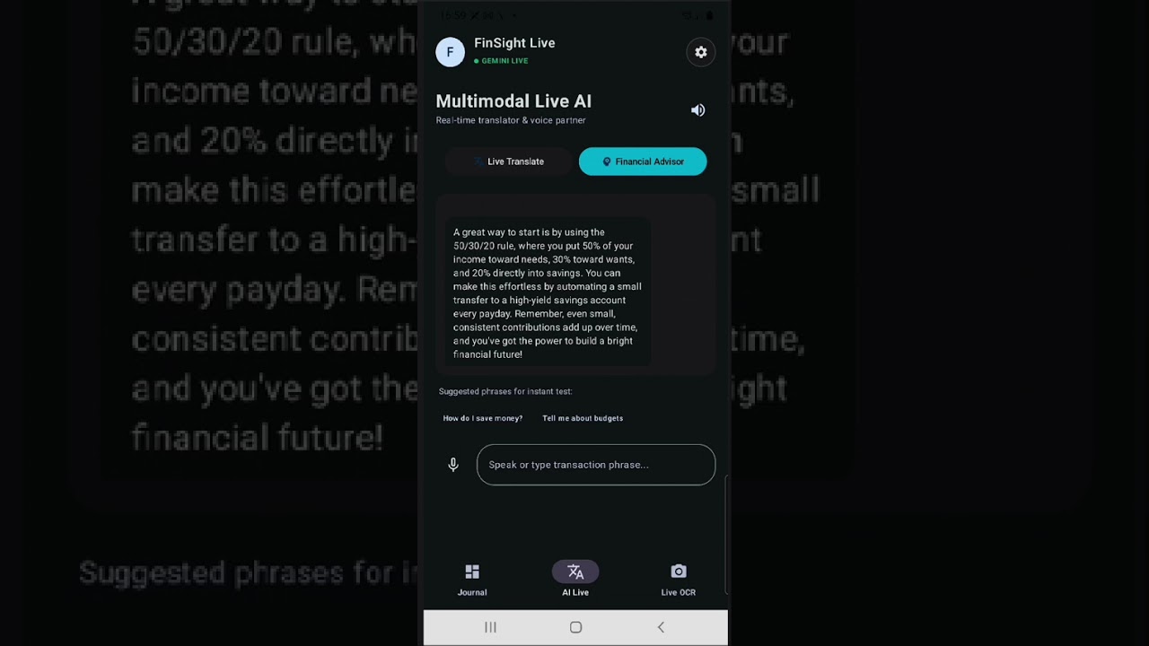 FinCoach project preview