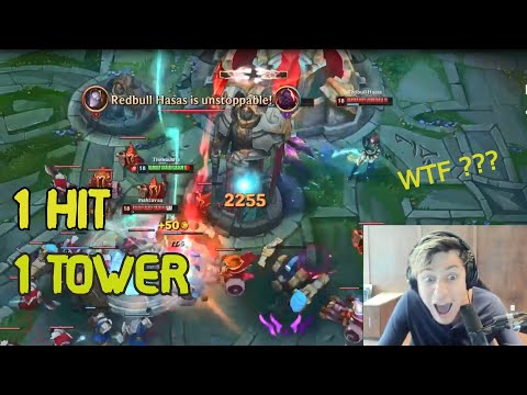 1 HIT 1 TOWER, LL STYLISH ZED HIGHLIGHT 1VS2, Bwipo Insane Pillar, 1HP,...LoL Daily Moments